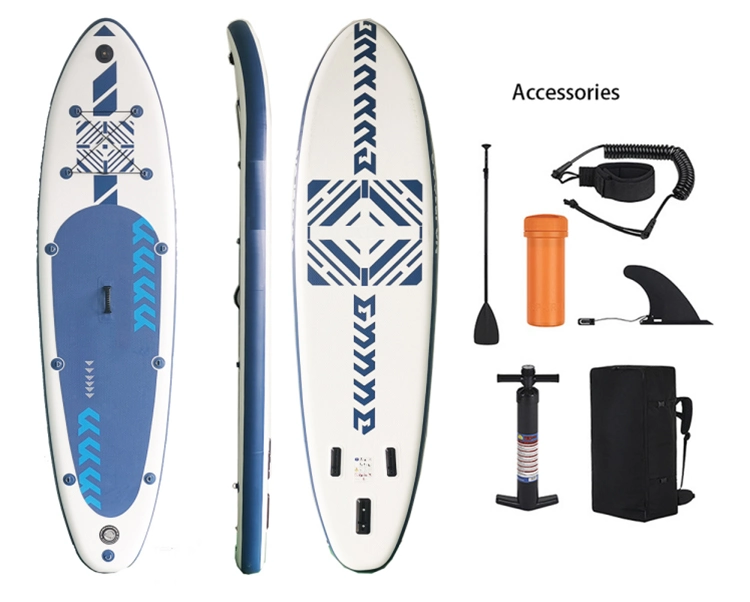 注文のサイズは乗るWatersportの一口のPaddle Planche De Surf Inflatable 9FTサーフボード柔らかいLongboardに立つ