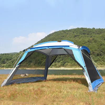 210T二重層の屋外スポーツのテント360*360*220cm自動4から6の人のテント