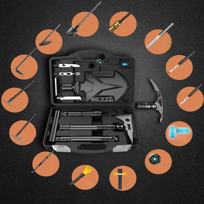 軍事問題の存続ギヤ アルミ合金3Cr13のHandtoolセットのハイキング