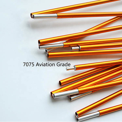 1600x19mmの調節可能なテント ポーランド人の6061/7075本のアルミニウム望遠鏡のテントの棒