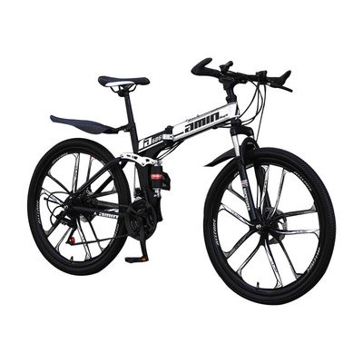OEMの折り畳み式のマウンテン バイク26インチ、120kg高炭素の鋼鉄山の自転車