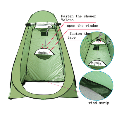 まっすぐな固定のタイプ キャンプのシャワーの変更のテント1.9m