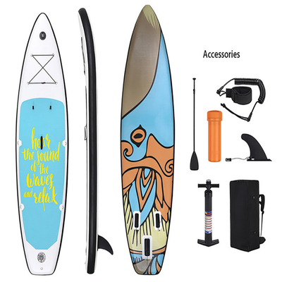 Longboardの膨脹可能な子供は付属品ハンドルが付いているサーフボードのジェット機で行く