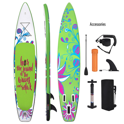 Longboardの膨脹可能な子供は付属品ハンドルが付いているサーフボードのジェット機で行く